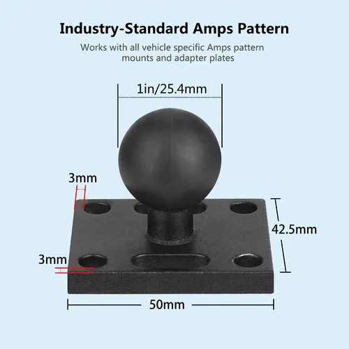 Miniatura 6 de Soporte para tablet de automóvil, base de taladro resistente, soporte para tableta de camión, para iPad, Samsung Tab de 5 a 13 pulgadas, tableta