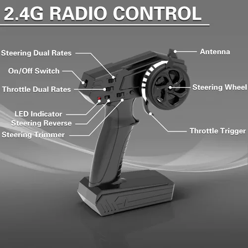 Miniatura 9 de volantexrc Barcos a control remoto para piscinas y lagos 20+MPH AtomicXS Barco RC de alta velocidad para adultos, bote de juguete, regalos con 2