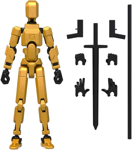 Miniatura 22 de MerryXD Figura de acción de Titan 13, figura de acción Lucky 13, figura de acción T13, figura de acción impresa en 3D con múltiples articulaciones