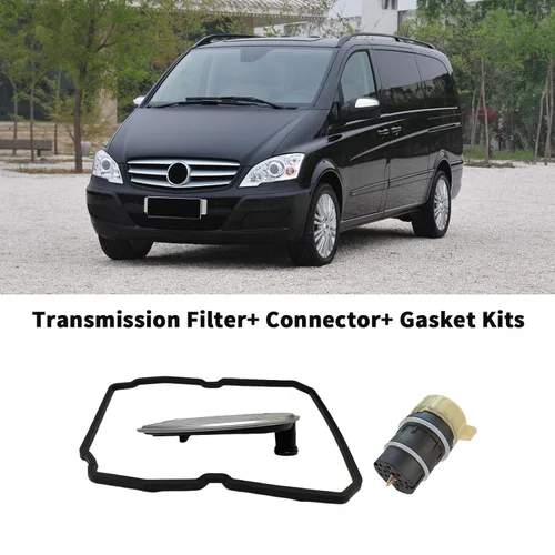 Miniatura 5 de Filtro de Aceite de Transmisión Automática + Junta del Cárter de Aceite + Adaptador de Tapón Para Mercedes Benz 722.6 Para Chrysler Para Dodge Para