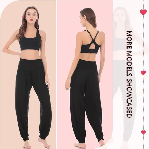 Miniatura 7 de Marca Hoerev pantalones de modal y elastano súper suave para yoga y pilates.