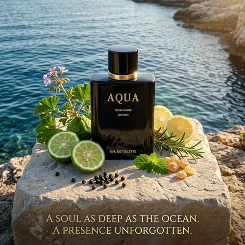 Miniatura 7 de Hybrid & Company 4 piezas Aqua Di Rinascita Lecno Sea Passion Aqua Deep Blue Aqua Prive Eau De Toilette vaporizador Natural Spray para hombre