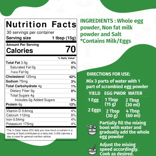Miniatura 3 de Eggylicious Mezcla para Huevos Revueltos – Hecha con Huevos Enteros Libres de Hormonas/Rica en Proteína – Desayuno Fácil y Delicioso – Ideal