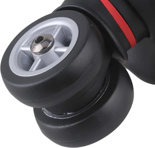 Miniatura 4 de Doublelife 1 par de repuesto negro equipaje giratorio reparación maleta piezas ruedas ruedas 1.929 in resistente con tornillos