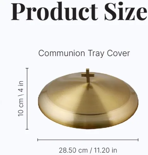Miniatura 3 de Communion Ware - Bandeja de comunión Bandejas apilables sagradas para iglesias Suministros para comuniones Bandeja portátil para comuniones
