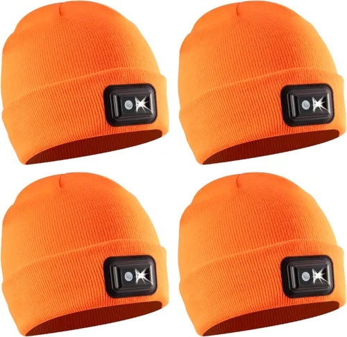 Miniatura 19 de POWERCAP - Sombrero LED con luz de 150 lúmenes, forro polar recargable con faro incorporado brillante, impermeable, cálido, talla única Mossy Oak