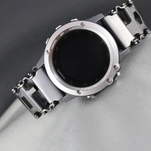 Miniatura 6 de Adaptador de reloj Samsung de acero inoxidable compatible con la pulsera Leatherman..