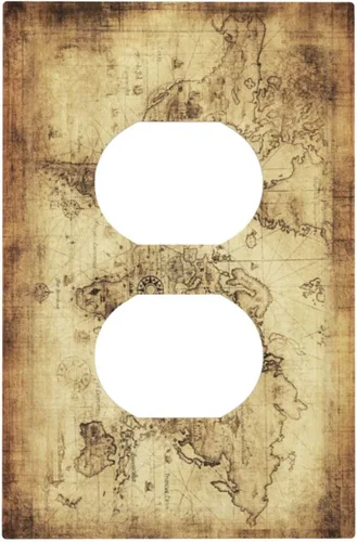 Miniatura 136 de Funky Retro Vintage 70s 60s Boho Hippie Hongo Botánico Floral 2 Gang Interruptor de luz de palanca doble Placa de pared Cubierta de toma de Planta