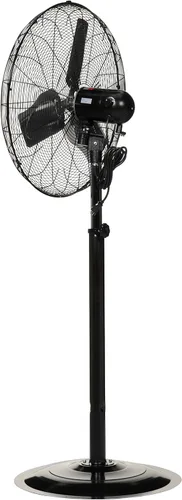 Miniatura 6 de TPI Corporation CACU-24-P, ventilador de montaje en pedestal de alta velocidad de 24 pulgadas no oscilante para comercial e industrial, garaje