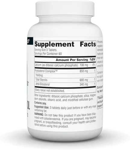 Miniatura 3 de Source Naturals Complejo de fitosterol con beta-sitosterol, 113 mg - 180 Tabletas