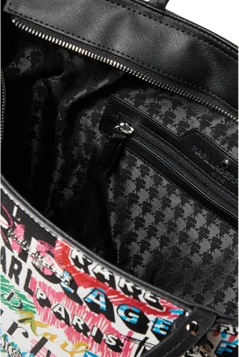 Miniatura 3 de Karl Lagerfeld Paris Adele Tote Logo Explosion Talla única, Logo Explosion