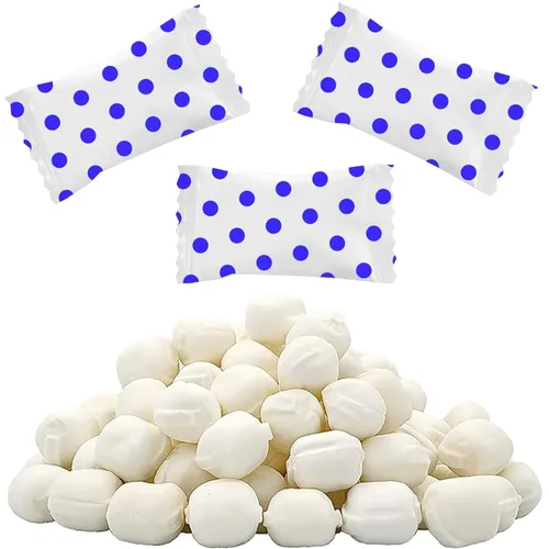 Miniatura 21 de Fruidles Big Dots - Menta para después de la cena, sin grasa, certificado Kosher, envueltas individualmente (rosa brillante, 55 piezas)