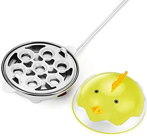 Miniatura 4 de Cocedor eléctrico de huevos escalfador de huevos, olla rápida para huevos escalfados hervidos con apagado automático, olla suave, mediana y dura
