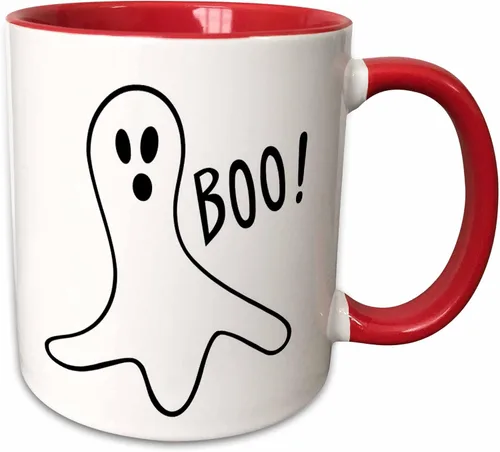 Miniatura 7 de 3dRose Patricia Sanders Creations - Halloween Boo Ghost - Tazas (mug_27865_4)