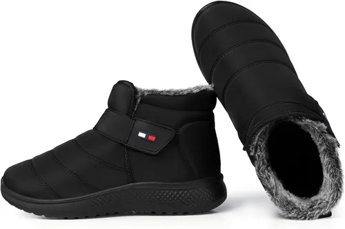 Miniatura 3 de SHIBEVER Botas de invierno para mujer botas de nieve impermeables para mujer, botines cómodos y resistentes a la moda