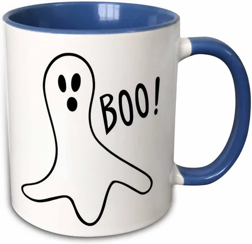 Miniatura 9 de 3dRose Patricia Sanders Creations - Halloween Boo Ghost - Tazas (mug_27865_4)