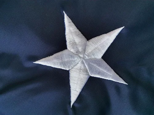 Miniatura 2 de Banderas estadounidenses para exteriores de 6 x 10 pies, bandera estadounidense para exteriores con estrellas bordadas y tiras cosidas, banderas