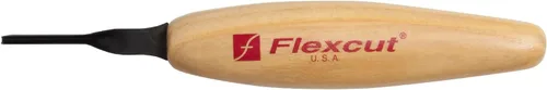 Miniatura 12 de Flexcut Herramientas de tallado de madera Herramienta de micro separación 45 grados 0.118 in Hoja de acero de alto carbono 1095 afilada