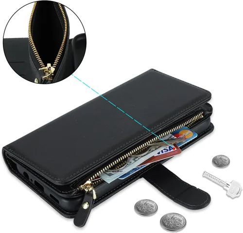 Miniatura 4 de Funda tipo cartera para Motorola Moto G Stylus 5G (2022) para mujeres y hombres, con tarjetero XT2215, funda cruzada para Moto G Stylus 5G