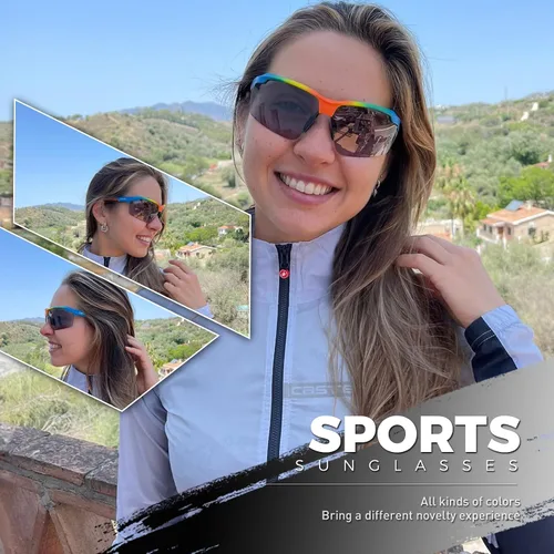 Miniatura 2 de KAPVOE Photochromic Sports Sunglasses for Men Women Cycling Sunglasses UV400 Protection MTB BMX Running Riding Bike K87 08