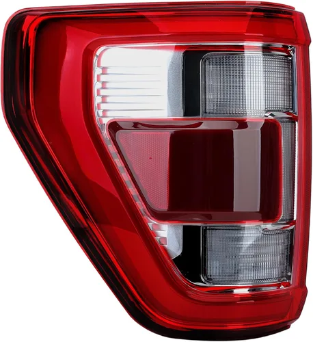 Miniatura 9 de Conjunto de luz trasera para Ford F150 XLT 2021, 2022, 2023, lámpara de freno trasera, tipo halógeno, punto ciego, lado derecho del pasajero