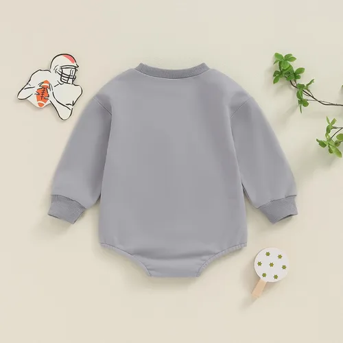 Miniatura 47 de FYBITBO Sudadera de cuello redondo para bebé niña y niño, mameluco de burbujas, camisa de manga larga, traje de San Valentín, ropa de otoño