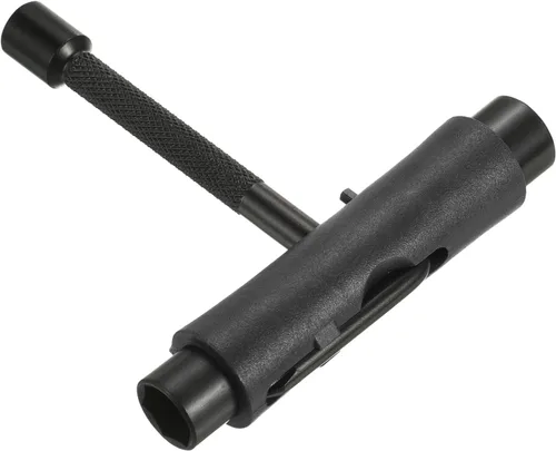 PATIKIL Herramienta de patinaje todo en uno, accesorio de herramienta portátil multifunción con llave de cabeza cruzada tipo L destornillador para