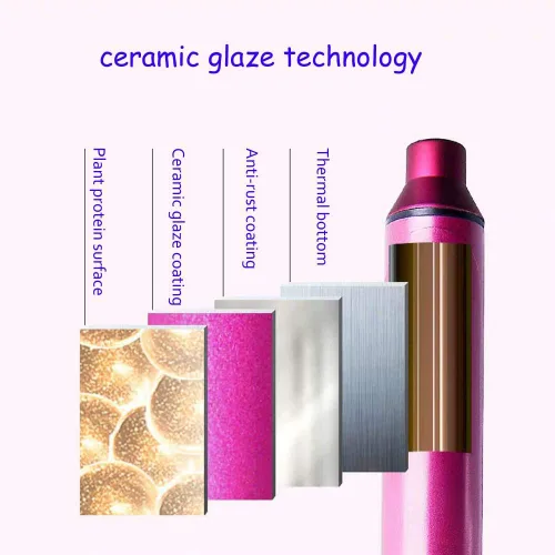 Miniatura 5 de MBHAIR - Rizador de cabello de 9 mm con varita delgada, rizador pequeño de 3/8 pulgadas de barril delgado de cerámica Super Tourmaline profesional