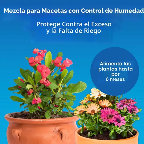 Miniatura 2 de Miracle-Gro Mezcla para macetas con control de humedad, para plantas en contenedor, protege contra el riego excesivo y insuficiente, 8 cuartos