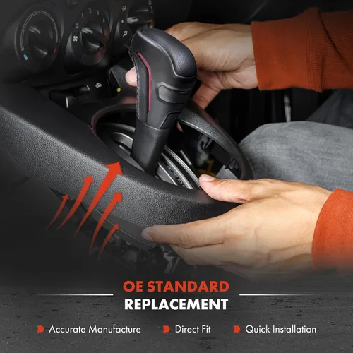 Miniatura 3 de A-Premium Conjunto de Mango de Perilla de Cambios Automática Compatible con Toyota Tacoma TRD PRO 2016 2017 2018 2019 2020 2021 2.7L 3.5L, Adaptador