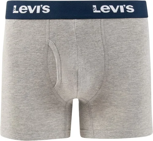 Miniatura 3 de Levi's Calzoncillos tipo bóxer para hombre, algodón elástico transpirable para hombre, paquete de 3