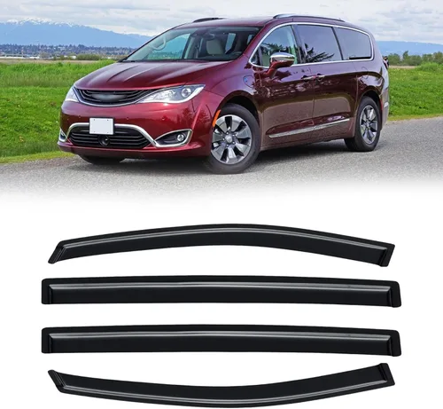 Miniatura 37 de Visera de ventana para Honda Civic 2022-2025, protectores de lluvia de canal exterior, escudos, deflector de ventilación, sombra, viento, humo