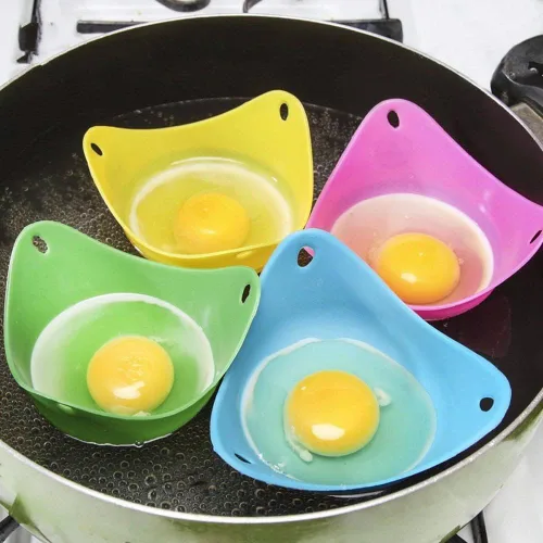 Miniatura 2 de Molde de tortilla de desayuno de silicona para huevo, para panqueques, herramienta de cocina, accesorios de cocina, Gadget Molde de huevo cocido