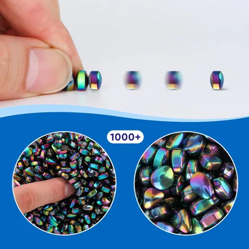 Miniatura 4 de Más de 1000 masillas originales de ferrita coloridas, piedras sensoriales, para adultos para aliviar el estrés de escritorio y artículo de oficina
