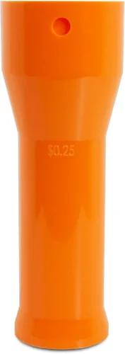 Cassida Tubo de envoltura de monedas compatible con Cassida C500/C800, cuartos, naranja (A-C5-25C)