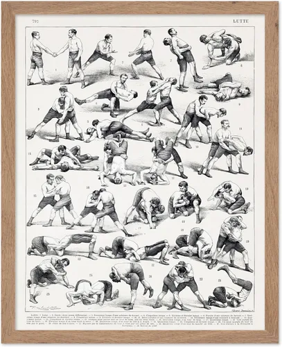 Miniatura 53 de Poster Master Póster vintage de miel, impresión retro de La Vie De L'Abeille, arte de panal de abeja, arte de pared de abeja, regalo para hombres