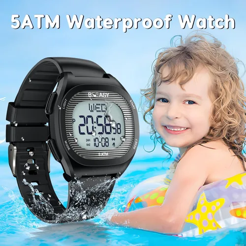 Miniatura 4 de Beeasy Kids Watch for 5-15 Year Old Boys Girls Digital Watch Multifunctional 5ATM Waterproof Alarm Calendar Chronograph LED Wrist Watch for Children