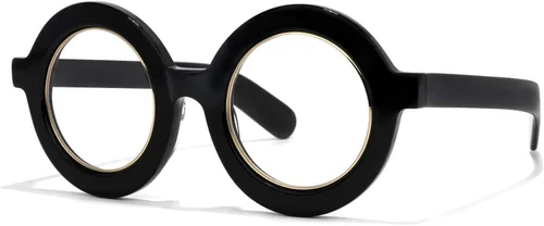 VOOGLAM Gafas redondas retro con bloqueo de luz azul para mujeres y hombres, anti fatiga ocular, lentes UV, color salmón