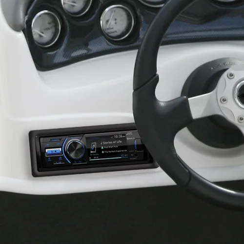Miniatura 8 de JVC - KD-X560BT - Coche de medios digitales y receptor Bluetooth marino iPhone/Android/USB/AUX estéreo para automóvil con entrada de cámara trasera
