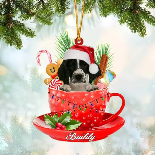 Miniatura 102 de Alaskan Malamute - Adorno acrílico personalizado para perro en taza, adorno de Navidad personalizado para perro 2023, decoración de árbol