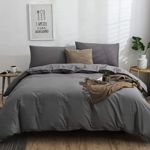 Miniatura 249 de CLOTHKNOW - Juego de edredón verde militar tamaño completo de 3 piezas, juego de ropa de cama verde oscuro, edredón suave con 2 fundas de almohada