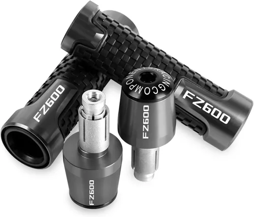 Miniatura 14 de Para Yamaha FZ600 FZ 600 FZ-600 1987 1988 1989-2022 Manillar antideslizante de motocicleta Agarraderas Cubierta de extremo de agarre de mano CNC