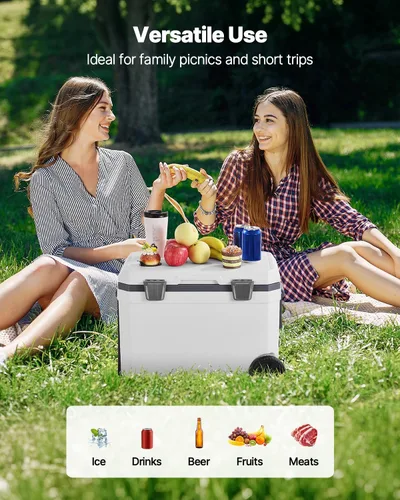 Miniatura 6 de VEVOR Portable Cooler,Hard Cooler with Ice Retention, Heavy-Duty Handles and Strap, Lightweight Rigid Material Insulated Portable Cooler, Suitable