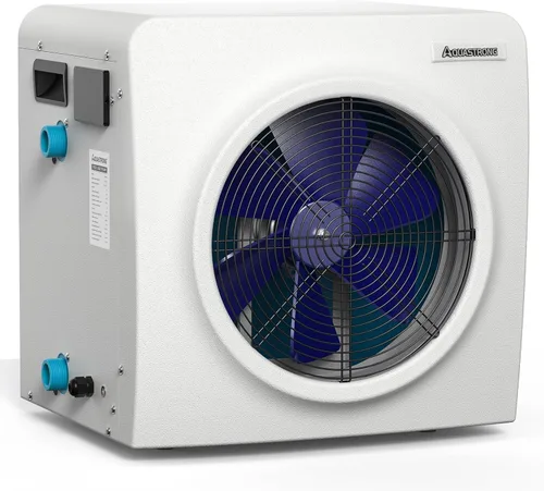 AQUASTRONG Bomba de calor para piscina, calentador eléctrico para piscina sobre el suelo y en el suelo, calefacción y refrigeración para piscinas de