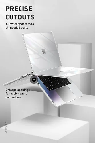 Miniatura 5 de SUPCASE Funda para MacBook Pro de 14 pulgadas versión 2021-2025 (Unicorn Beetle Clear), M5/M4/M3/M2/M1 Pro/Max Chip [antiarañazos] Funda delgada