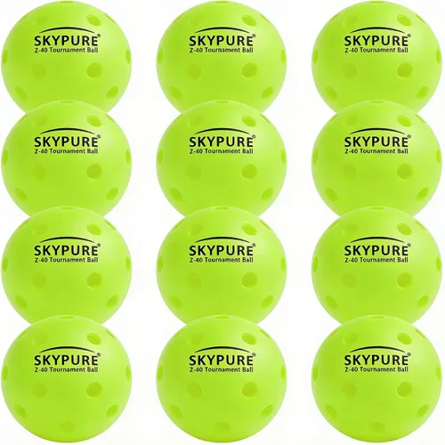 Miniatura 13 de Pelotas de pickleball Z40 para exteriores – Aprobado por USAPA de 40 hoyos de una sola pieza sin costuras para jugar en torneos, entrenamiento y 1