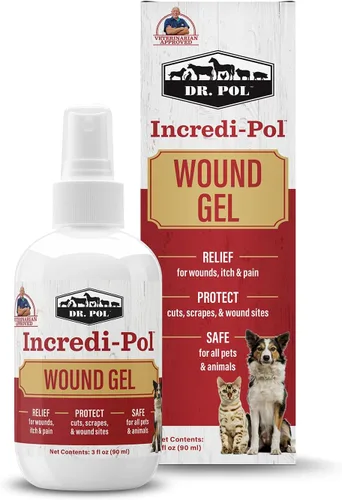 Miniatura 4 de Dr. Pol Incredi-Pol Spray para heridas para perros, gatos, caballos y todos los animales, cuidado de heridas de perro para limpiar cortes, rasguños