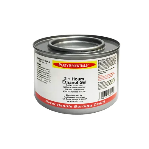 Miniatura 6 de Party Essentials - Kit de servicio para fiesta con calientaplatos y utensilios para servir, kit de repuestos, latas de combustible para calentar
