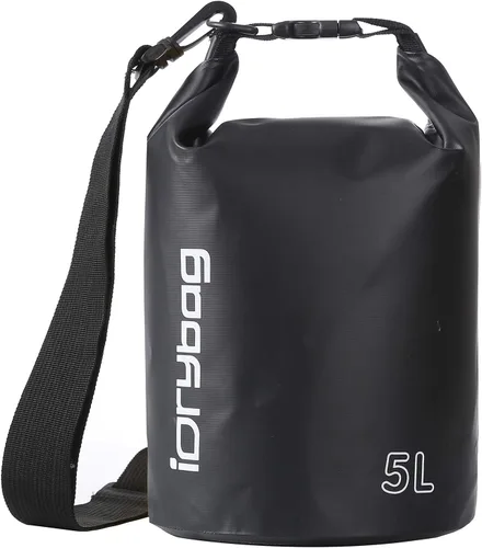 Miniatura 21 de IDRYBAG Bolsa seca para kayak impermeable 2L/5L/10L/15L/20L, pequeña bolsa impermeable para navegación