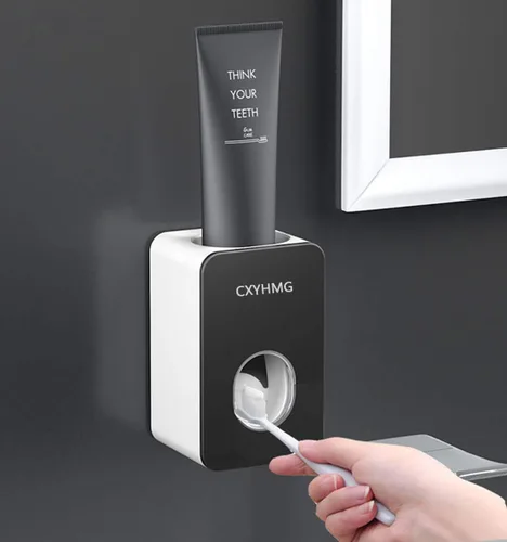 Miniatura 7 de Dispensador de pasta de dientes, 2 piezas dispensador automático exprimidor de pasta de dientes para niños y familia en la ducha, es accesorio
